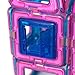 Magnetic Tile Princess Castle Set - 62 Piece Palace Kit with Prince and Princess Toys, Great Toy for Girls, Teach Creativity Building Castles and Ice Palaces, More Fun than Blocks, Pink and Blue Tiles