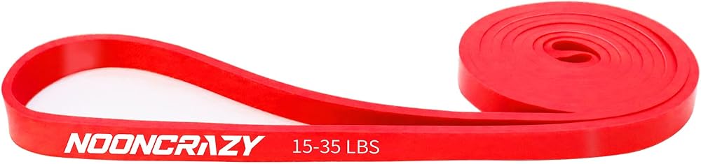 nooncrazy Resistance Bands Set 5 Levels with Handles Door Anchor Training Poster