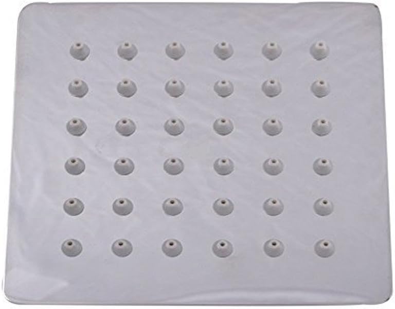 PESCA STRAINA Ultra Slim Square Stainless Steel Shower 4X4 Over Head Shower Without Shower Arm