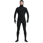 ATHX Men's and Women's Spandex Open Face Bodysuit Costume Adult Stretchy Halloween Cosplay Body Suit Zentai Suit Outfits