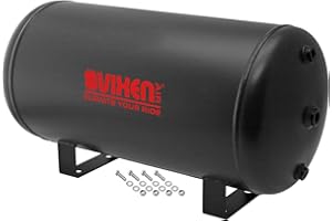 Vixen Air 6 Gallon (22 Liter) 9 Ports Suspension/Air Ride/Bag/Train Horn Air Tank 200 PSI VXT6300