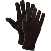 MAGID JerseyMaster 7 oz. Jersey Gloves with Knit Wrist Cuff, 12 Pairs, Size Men's (Fits 9/Large) (T91)
