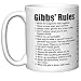 NCIS Gibbs' Rules Coffee Mug (Old Version)
