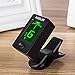 tesyyke Mini Digital Clip Tuner Rotatable Sensitive Accessories for Guitar Bass Violin Ukulelethumb 4