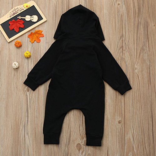 image for Sale ! Teresamoon Cotton Outfits, Baby Girls Boys Hooded Romper Solid 