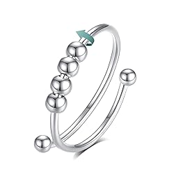 Vito Sterling Silver Anxiety Fidget Ring for