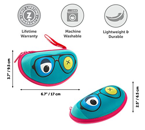 ZIPIT Beast Glasses Case/Storage Box, Light Blue - Thumbnail 4