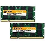 Diesel Laptops 4GB RAM Laptop (2 x 2GB) PC2-6400S DDR2 800mhz 200-Pin Notebook Memory