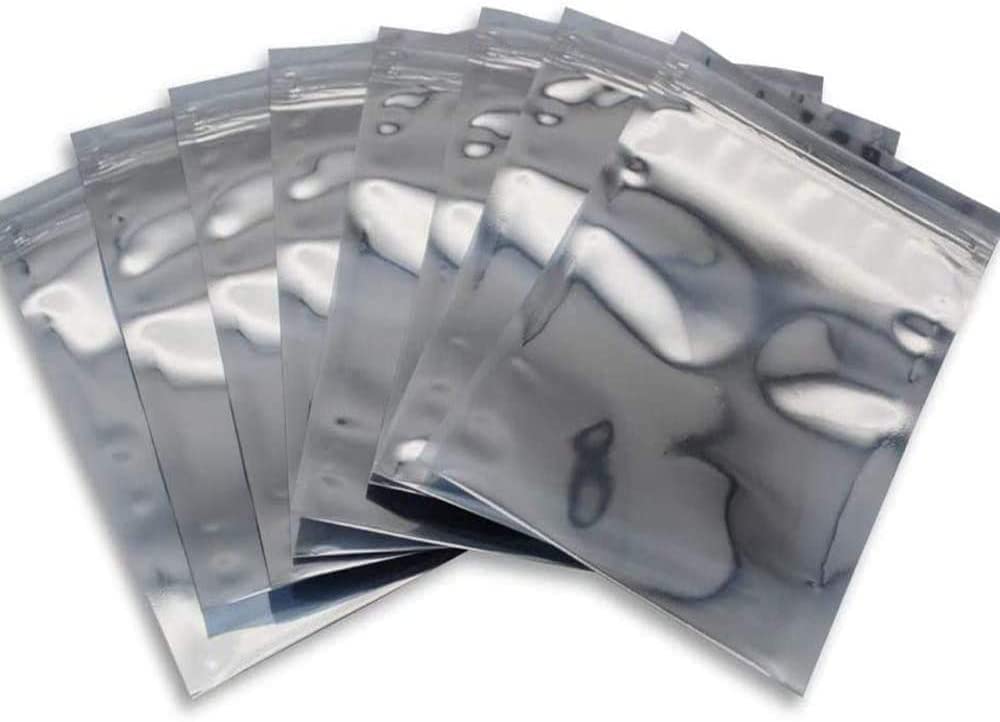 antistatic bags,10pcs Premium Anti-Static Resealable Bags 7.1x10.2" 18 X 26 cm ESD Shielding Bag for SSD/HDD/Motherboard/Video Card/RAM/LCD Screen and Electronic Devices