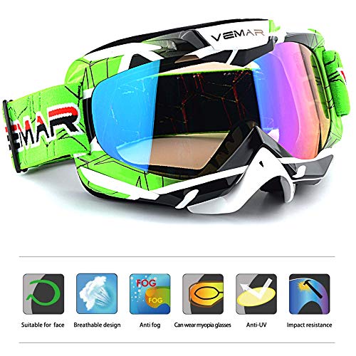 Polarized Sport Motorcycle Motocross Goggles ATV Racing Goggles Dirt