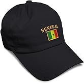 Speedy Pros Soft Baseball Hat Embroidered Dad Hat Senegal Flag Embroidery Men & Ladies Baseball Cap Cotton