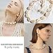 VOGUEKNOCK Shell Choker Necklace Mixed 3 Strands Puka Chip Shell Necklace Hawaii Beach Cowrie Seashell Necklace Pearl Choker Necklace Jewelry for Women Men (3 Strands Choker Set)