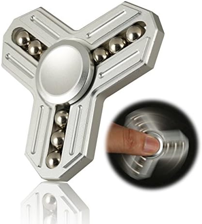Fidget Spinners EDC ADHD Focus Toy Ultra Durable High Speed 6-8 Mins Spins Hand Tri-Spinner Anxiety Relief Fidget Toy