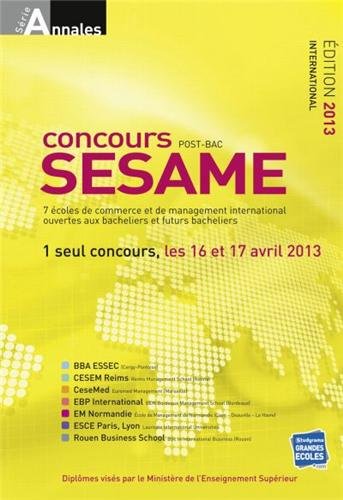 Concours SESAME