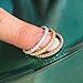 New Round Cubic Zirconia Eternity Style Band .925 Sterling Silver Ring Size 9