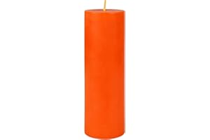 Zest Candle Pillar Candle, 2 by 6-Inch, Orange