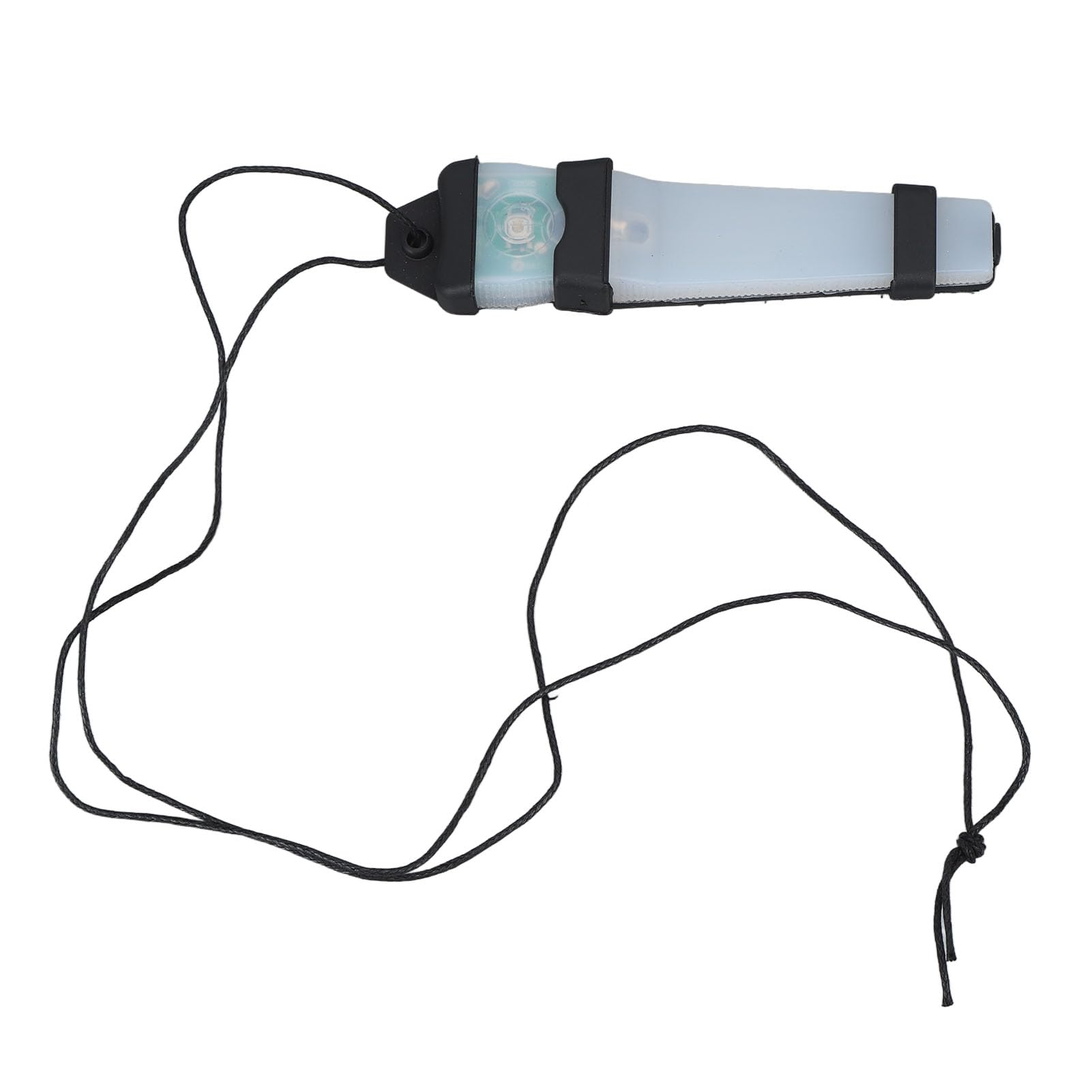 Tbest Personal Identification Marker Light, Personal Marker Lights Safety Signal Light Waterproof 150mAh Survival Flashing Light Helmet Gear Strobe Light for Hiking (Black with Red