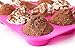 Silicone Cupcake Pan Muffin Tin - Pink Silicon Cupcake Baking Pan 12 Cups - BPA-Free Cupcake Tray - Non stick Eco Birthday Cupcake Muffin Pan - Silicone Cupcake Cake Pan - FREE E-BOOK with 50 RECIPES!