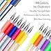 TANMIT Glitter Gel Pens, Glitter Pen with Case for Adults Coloring Books, Artist Colored Gel Markers with 40% More Ink for Drawing Scraobooking Writing Doodling