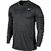 Nike Men's Dry Training Top Charcoal Heather/Matte Silver Size Medium