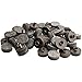 Nail-On Heavy Duty Felt Pads for Wood Furniture and Hard Floor Surfaces – Protect your Hard Floor Surfaces from Scratches, 1” Round Furniture Protectors, Walnut Brown (48 Pieces)