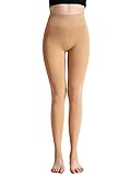 Amoretu Women's High Waist Opaque Solid Color