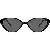 SOJOS Women's Retro Cat Eye Sunglasses Polarized TR90 Ultra-Lightweight, Oval Vintage Shades UV400 Protection