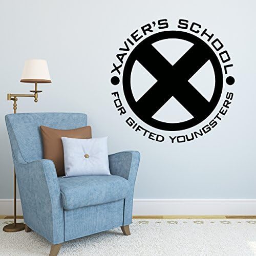Xavier School for Gifted Youngsters X-Men Decor - Wall Decal Vinyl Sticker W98 22"x22" (Message for Color)