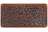 Butterfly Kitchen Mat Anti Fatigue Comfort Floor Mats - Perfect For kitchen and Standing Desks, Non-Toxic, Material, Waterproof, 20 x 39 inches, Light.Antique