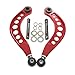BLACKHORSE-RACING 2PCS Rear Adjustable Upper Camber Kit Red Compatible with 2006 2007 2008 2009 2010 2011 2012 2013 2014 2015 Honda Civic LX EX DX SI