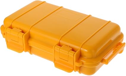 fatteryu Camping EDC Caja Impermeable a Prueba de Golpes Caja ...