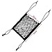 9 MOON Car Armrests Seats Purse Storage Car Net,Universal Car Seat Storage Mesh/Organizer - Mesh Cargo Net Hook Pouch Holder for Bag Luggage Pets Children Kids Disturb Stopper