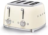 Smeg 50s Style Breakfast Set KLF03CRUK TSF03CRUK Cream 1.7L 3000W Toaster Kettle view 5