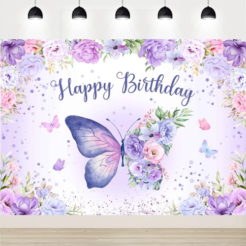 Butterfly Birthday Backdrop
