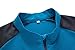 KORAMAN Men's Reflective Short Sleeve Cycling Jersey Quick-dry Breathable Biking Shirt Blue, L(chest 42.91