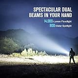 OLIGHT Marauder 2 Rechargeable Torch 14000 Lumens Flood Spotlight Search Light view 7