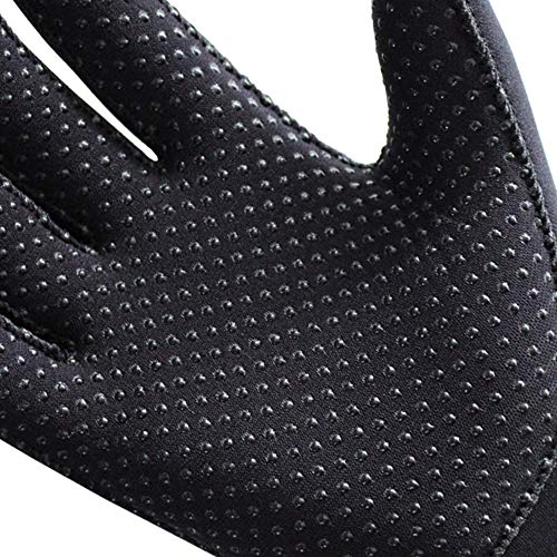 Onefeng Sports Wetsuit Gloves 3mm Neoprene Five Finger Diving Gloves Anti Slip Flexible Thermal Material for Snorkeling Swimming Surfing Sailing Kayaking (Medium) - Thumbnail 2