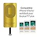 YTech Premium Fast Gold- QI Receiver For IPhone- 7-7Plus-6-6Plus-6S-5-5S-5C-Speedy iPhone QI Receiver for Wireless Charger, QI IPhone Receiver / Gold Wireless Receiver /QI Wireless Receiver for Iphone