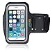 ENGIVE Water Resistant Sports Armband with Key Holder for iPhone 6, 6S (4.7-Inch), Galaxy S3/S4, iPhone SE, 5/5C/5S - Black