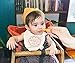 Bandana Bibs for Boys and Girls - Best for Drooling and Teething - 100% Natural Colored Organic Cotton Drool Bibs - 4 Packs, Perfect Baby Gift Set