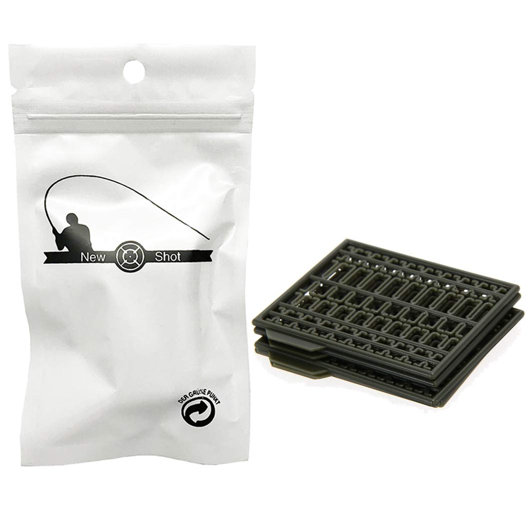 NEWSHOT Hair Rig Extender Boilie Bait Stops Barbel Course Carp Coarse Fishing Tackle(Pack of 5 Green)