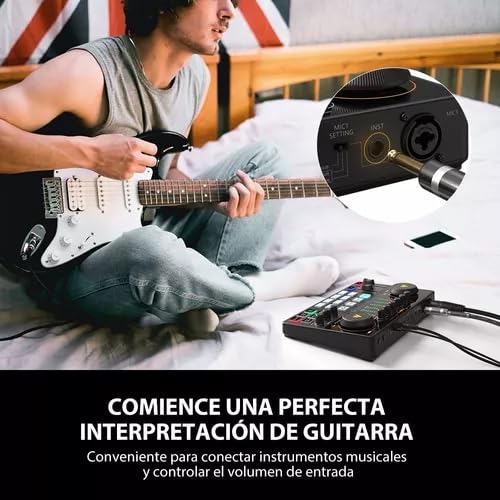 MAONO Mezclador Interfaz Audio de 10 Canales con Micrófono Dinámico XLR, Caster Podcast Kit con Preamplificador Profesional, 48V, Bluetooth para Podcast, Stream, TikTok, PC, Celular(AME2C Pro)