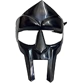 MF Doom Mask Mad-Villain Mild Steel Face Armour Medieval Hand-Forged Armor | Medieval Steel Gladiator Face Mask | SCA LARP