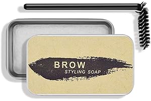 BEAUTY GLAZED Eyebrow Soap Kit, 4D Brows Gel Long Lasting Eyebrow Setting Gel Waterproof Eyebrow Makeup Balm Pomade Cosmetics (0.7 Ounce (Pack of 1))