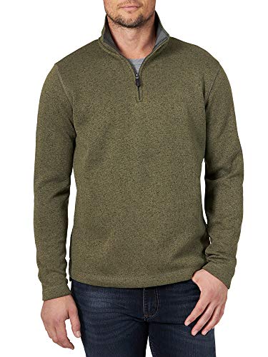 men's sweater fleece quarter zip
