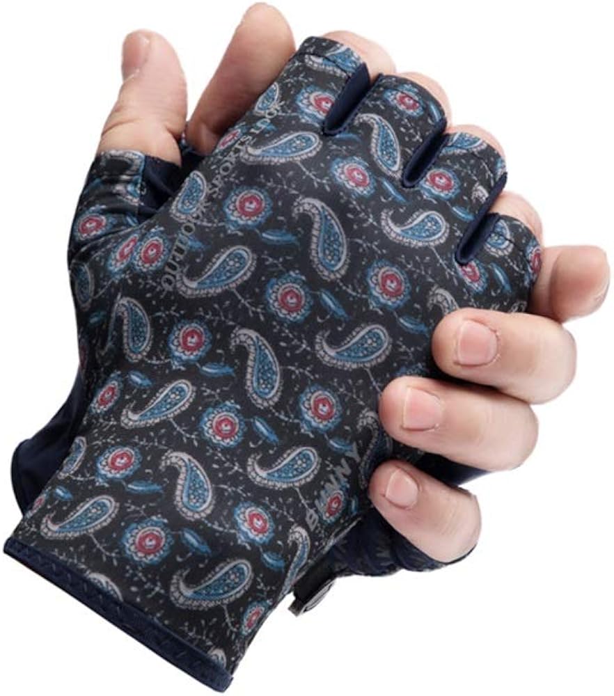 Sksngf Unisex Summer Fishing Sunscreen Gloves Comfortable Breathable