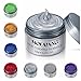 7 Colors Hair Wax HUBEE Natural Dye Hairstyle Matte Unisex One-time Hair Color Wax Molding Paste for Halloween,Party, Cosplay (Red)