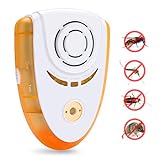 Ultrasonic Pest Control Electronic Plug In Pest Repeller Indoor Pest Repellent Effective for bug Insects cockroaches/mice/Flies/ants/spiders with Smart Night Light,No toxic,safe for Humans & pets