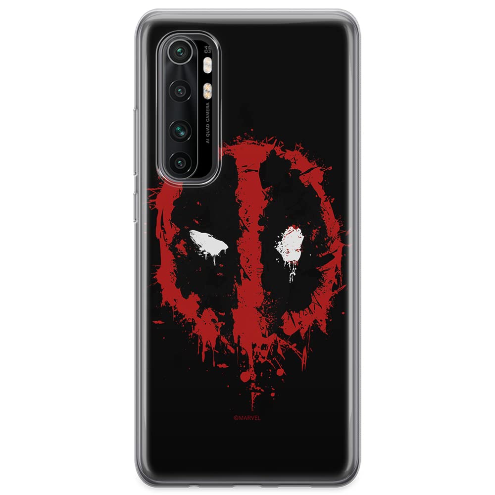 ERT GROUP mobile phone case for Xiaomi MI NOTE 10 Lite original and officially Licensed Marvel pattern Deadpool 013 optimally adapted to the shape of the mobile phone, case made of TPU