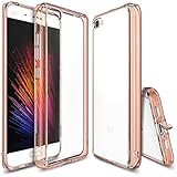 Ringke [Fusion] Compatible with Xiaomi Mi 5 Case Crystal Clear PC Back TPU Bumper [Drop Protection, Shock Absorption Technology][Attached Dust Cap] for Xaomi MI 5 - Rose Gold